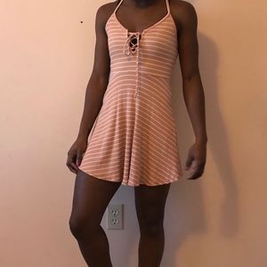 Cute peach colored summer dress